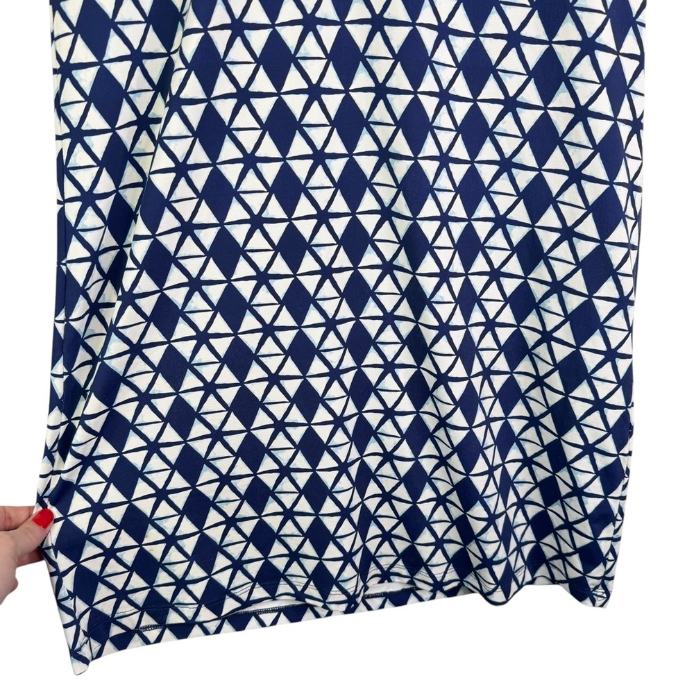 J. McLaughlin Lawrence Geometric Catalina Cloth Shirt Dressβ Roll Tab XS - Picture 4 of 15